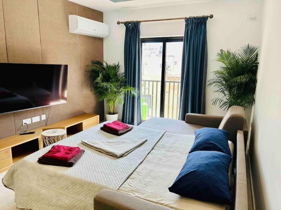 Cosy Home Close To The Sea, King-Size Bed San Pawl il-Baħar Eksteriør billede